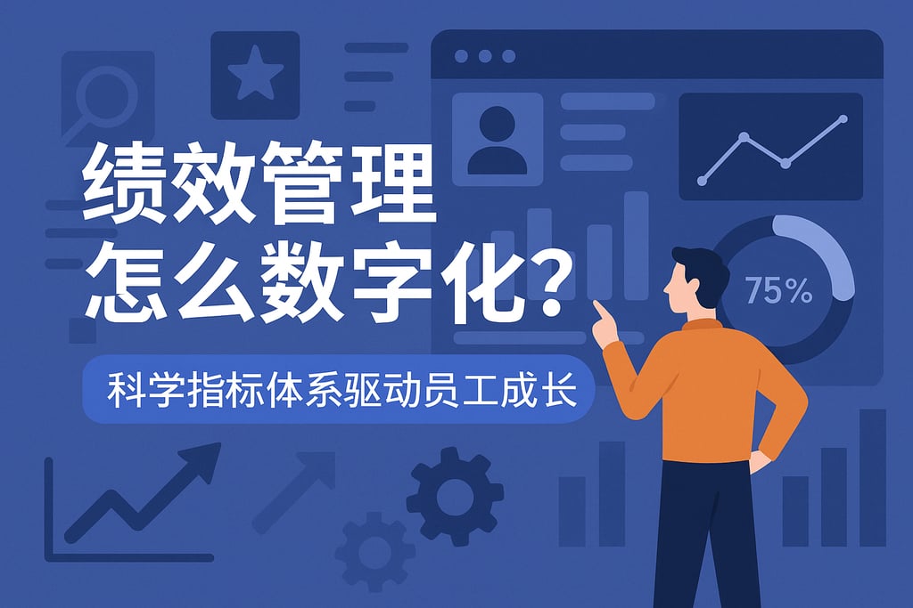 绩效管理怎么数字化？科学指标体系驱动员工成长