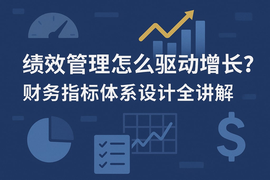 绩效管理怎么驱动增长？财务指标体系设计全讲解