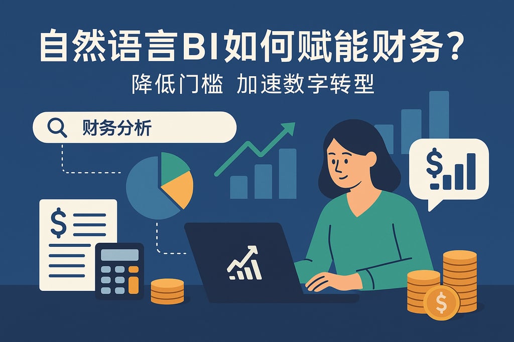 自然语言BI如何赋能财务？降低门槛加速数字转型