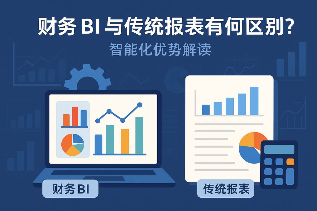 财务BI与传统报表有何区别？智能化优势解读