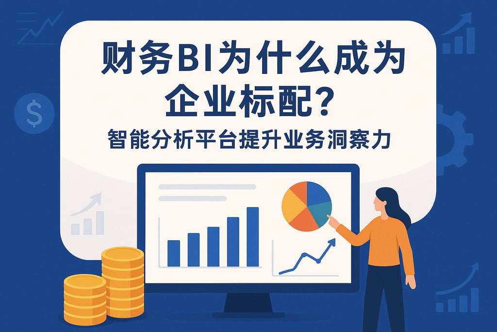 财务BI为什么成为企业标配？智能分析平台提升业务洞察力