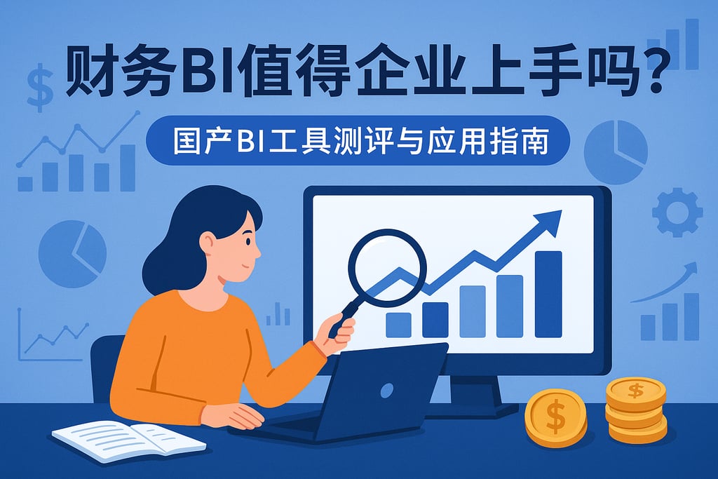 财务BI值得企业上手吗？国产BI工具测评与应用指南