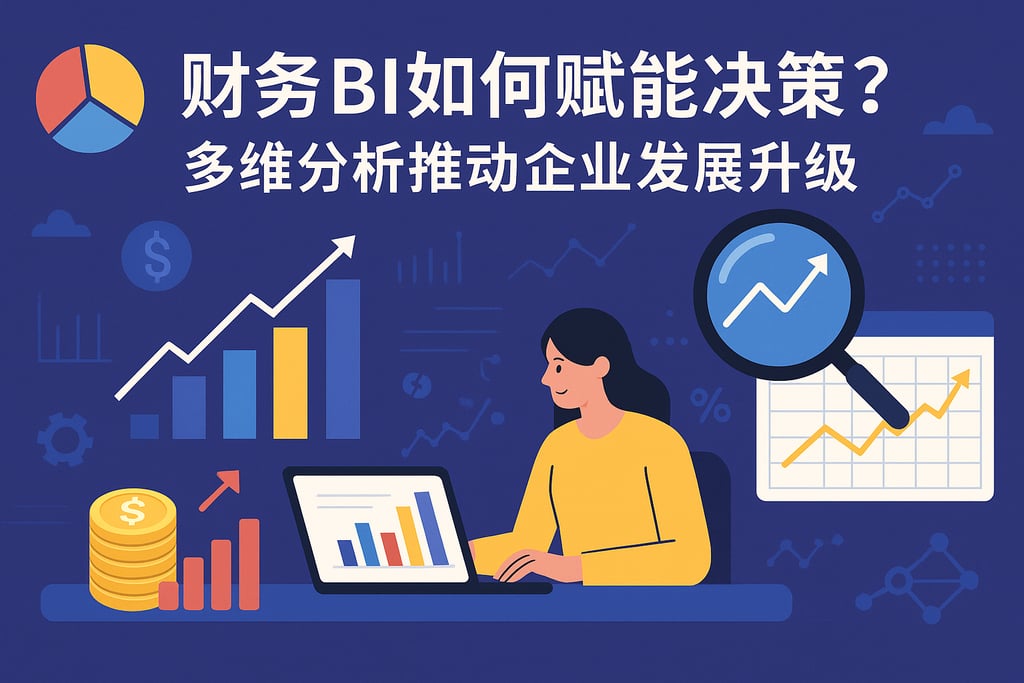 财务BI如何赋能决策？多维分析推动企业发展升级