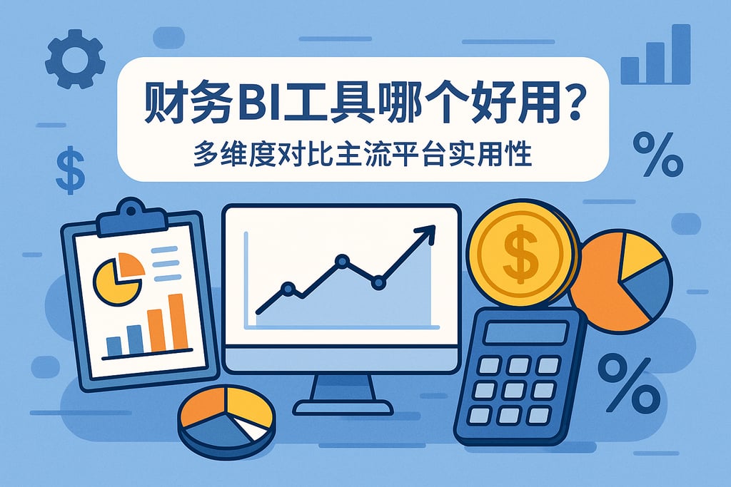 财务BI工具哪个好用？多维度对比主流平台实用性