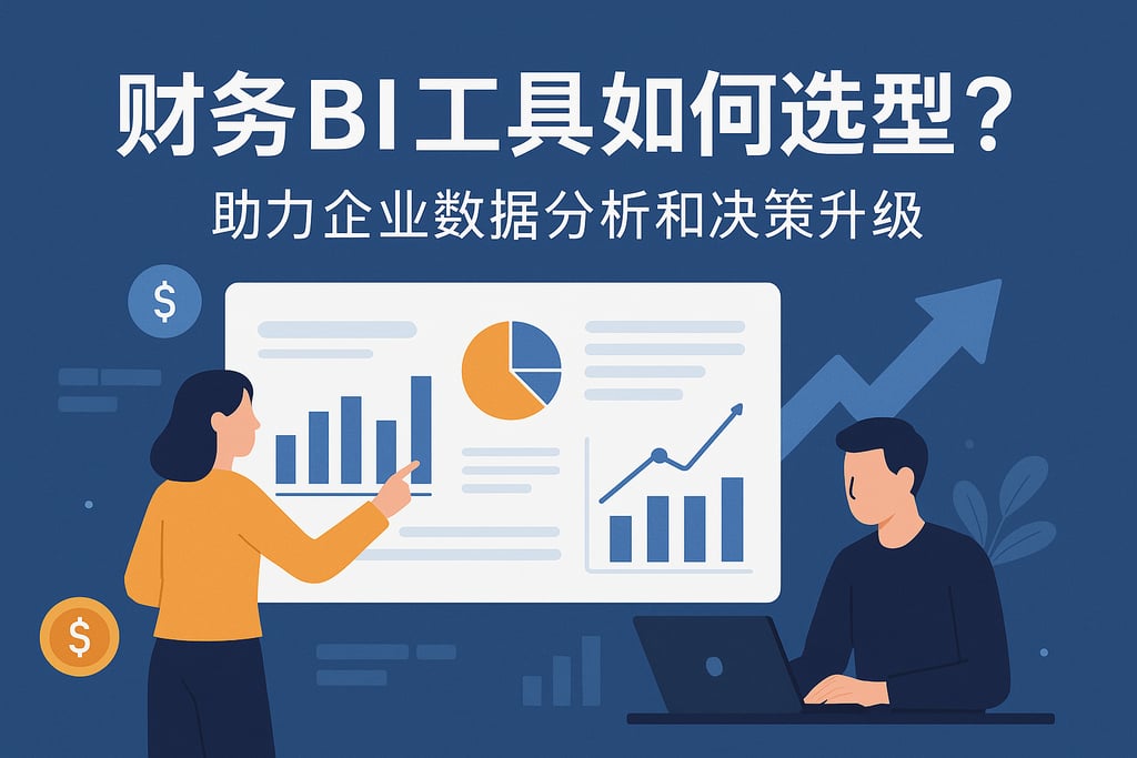 财务BI工具如何选型？助力企业数据分析和决策升级