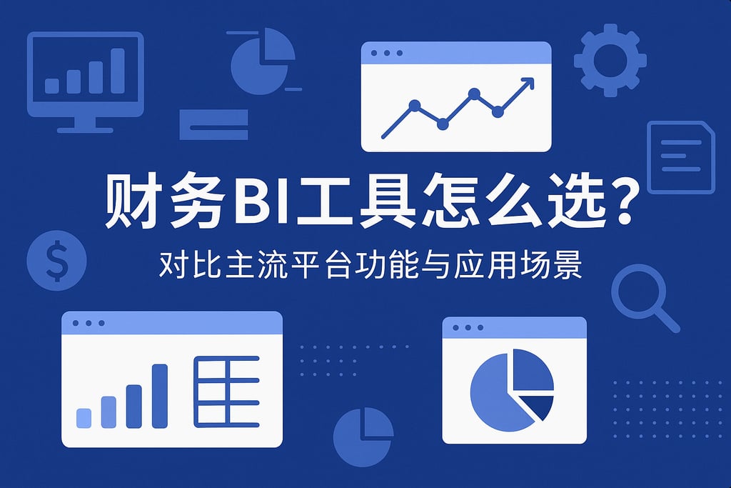 财务BI工具怎么选？对比主流平台功能与应用场景
