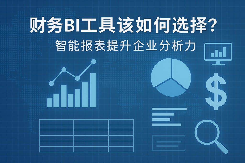 财务BI工具该如何选择？智能报表提升企业分析力