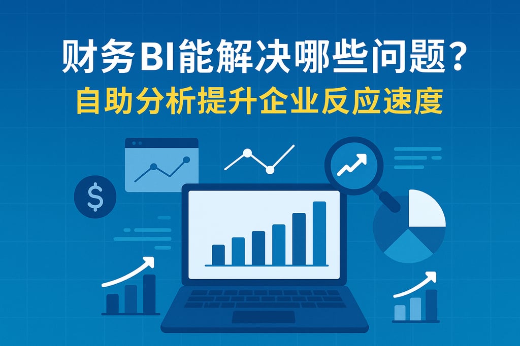 财务BI能解决哪些问题？自助分析提升企业反应速度