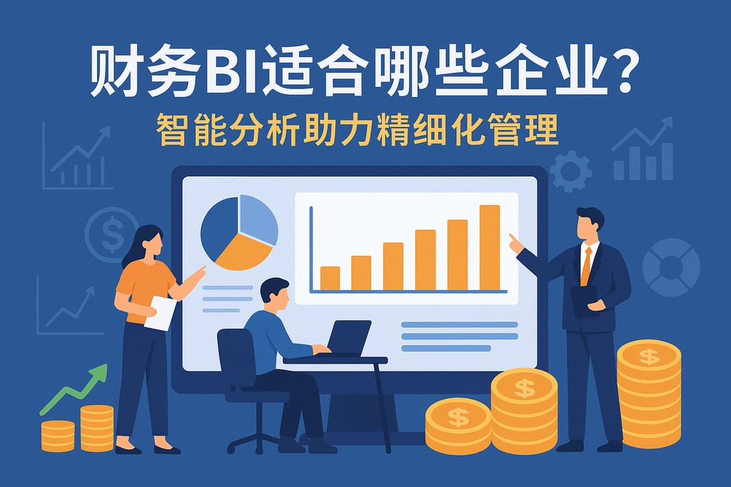 财务BI适合哪些企业？智能分析助力精细化管理