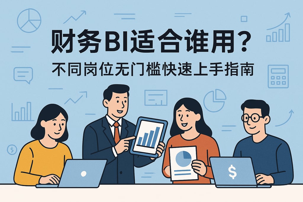财务BI适合谁用？不同岗位无门槛快速上手指南
