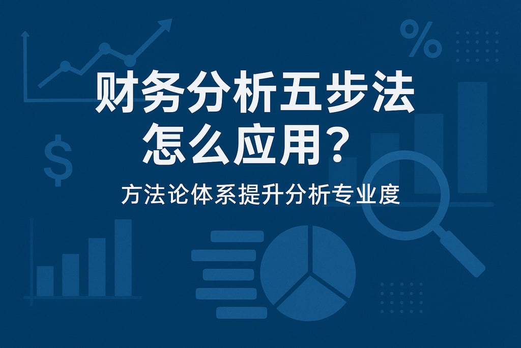 财务分析五步法怎么应用？方法论体系提升分析专业度