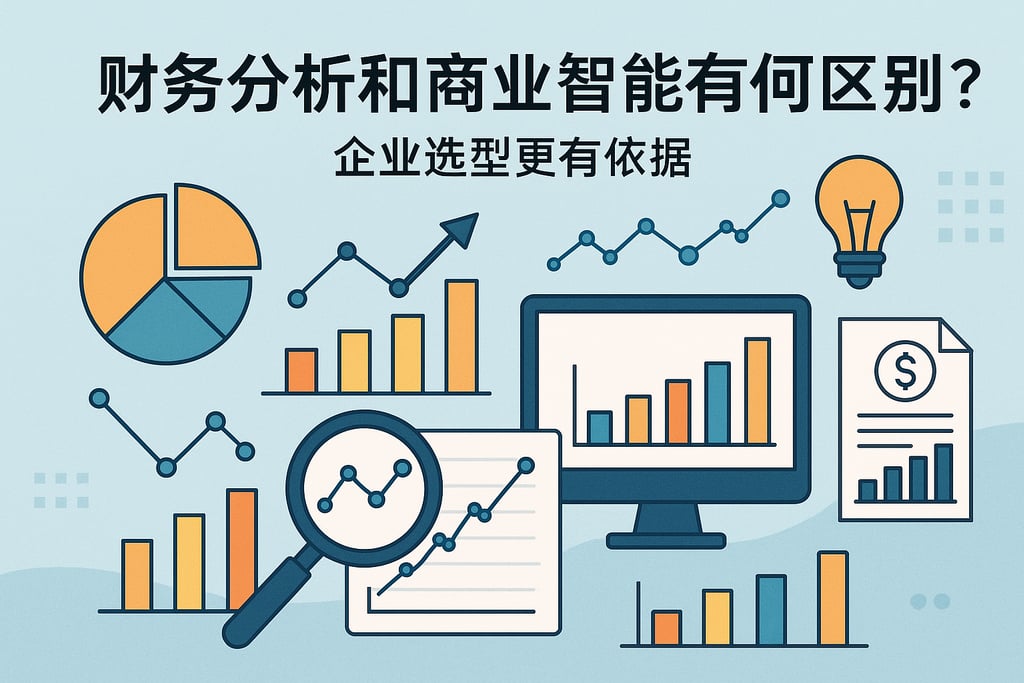 财务分析和商业智能有何区别？企业选型更有依据
