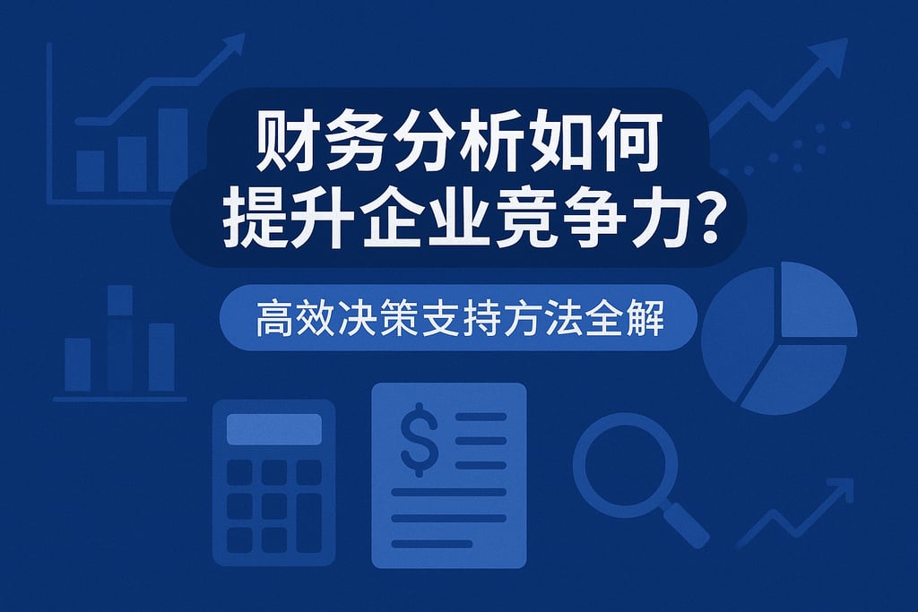 财务分析如何提升企业竞争力？高效决策支持方法全解