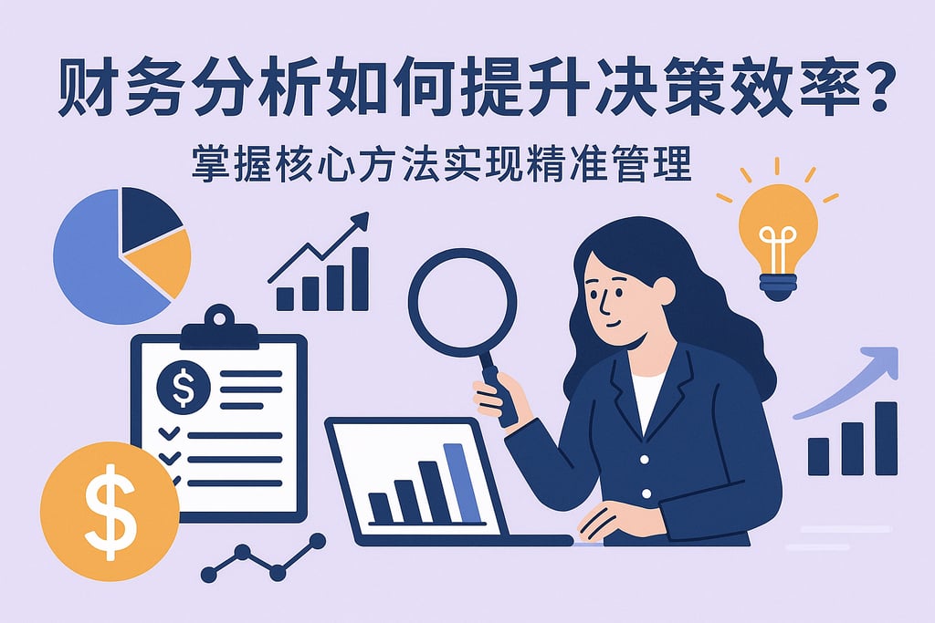 财务分析如何提升决策效率？掌握核心方法实现精准管理