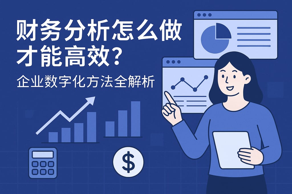 财务分析怎么做才能高效？企业数字化方法全解析