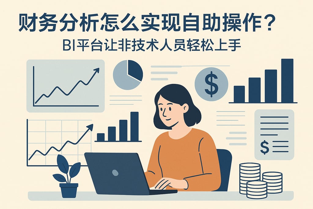 财务分析怎么实现自助操作？BI平台让非技术人员轻松上手