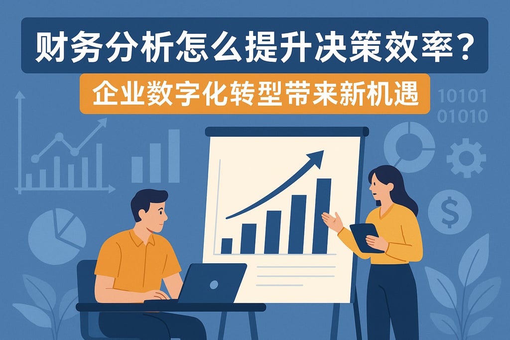 财务分析怎么提升决策效率？企业数字化转型带来新机遇