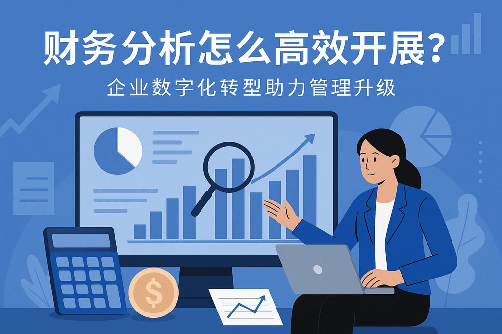 财务分析怎么高效开展？企业数字化转型助力管理升级