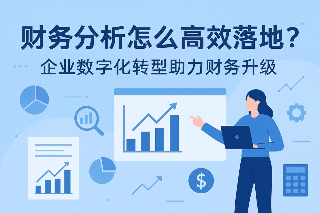 财务分析怎么高效落地？企业数字化转型助力财务升级