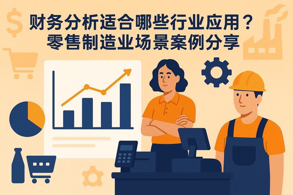 财务分析适合哪些行业应用？零售制造业场景案例分享