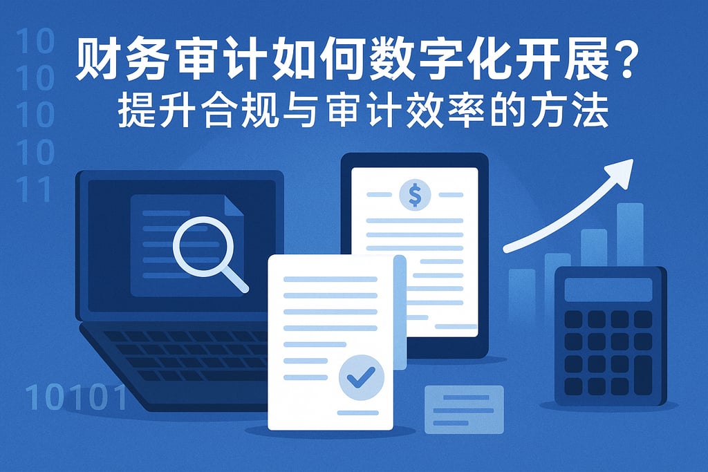 财务审计如何数字化开展？提升合规与审计效率的方法