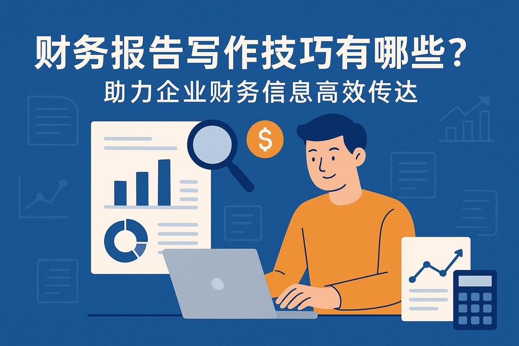 财务报告写作技巧有哪些？助力企业财务信息高效传达