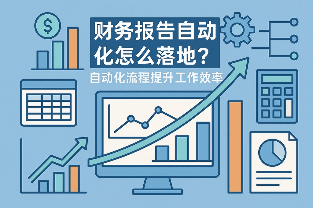 财务报告自动化怎么落地？自动化流程提升工作效率