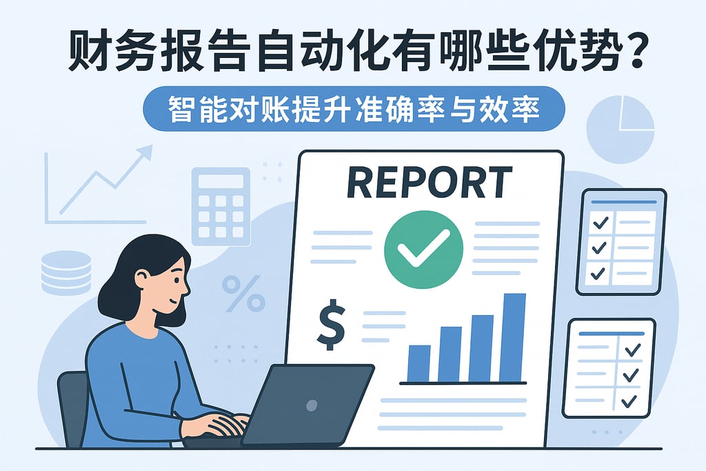 财务报告自动化有哪些优势？智能对账提升准确率与效率