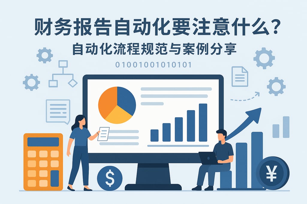 财务报告自动化要注意什么？自动化流程规范与案例分享