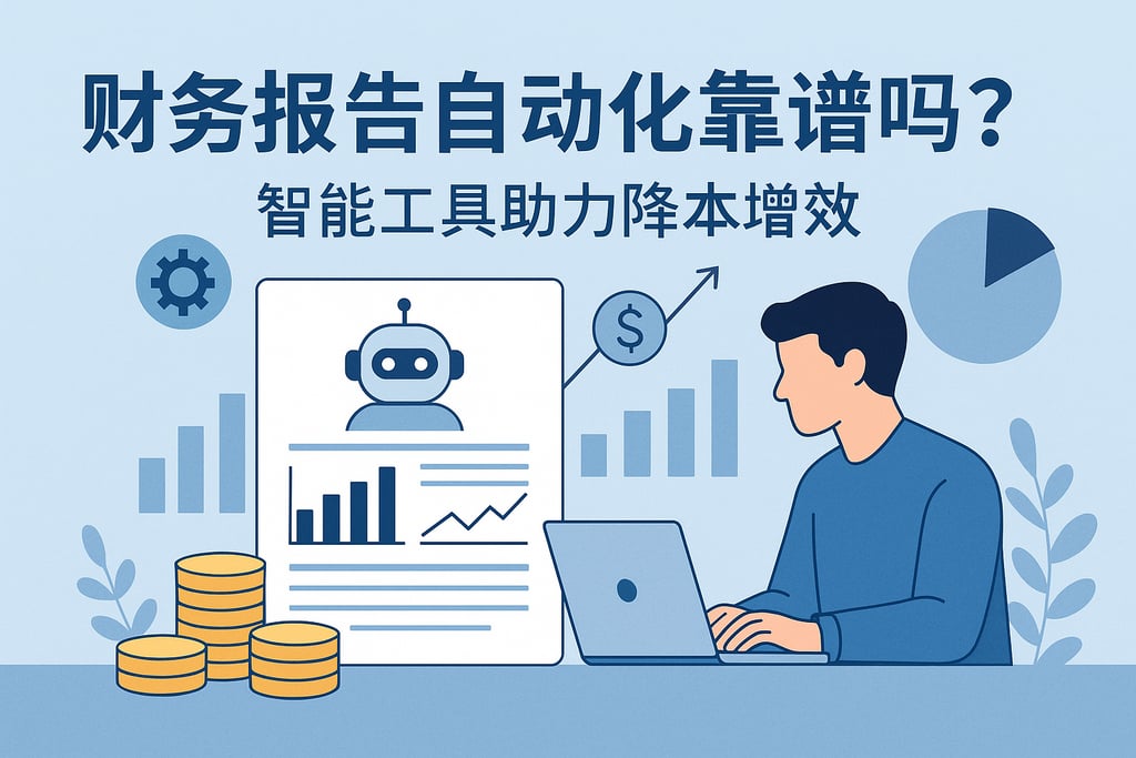 财务报告自动化靠谱吗？智能工具助力降本增效