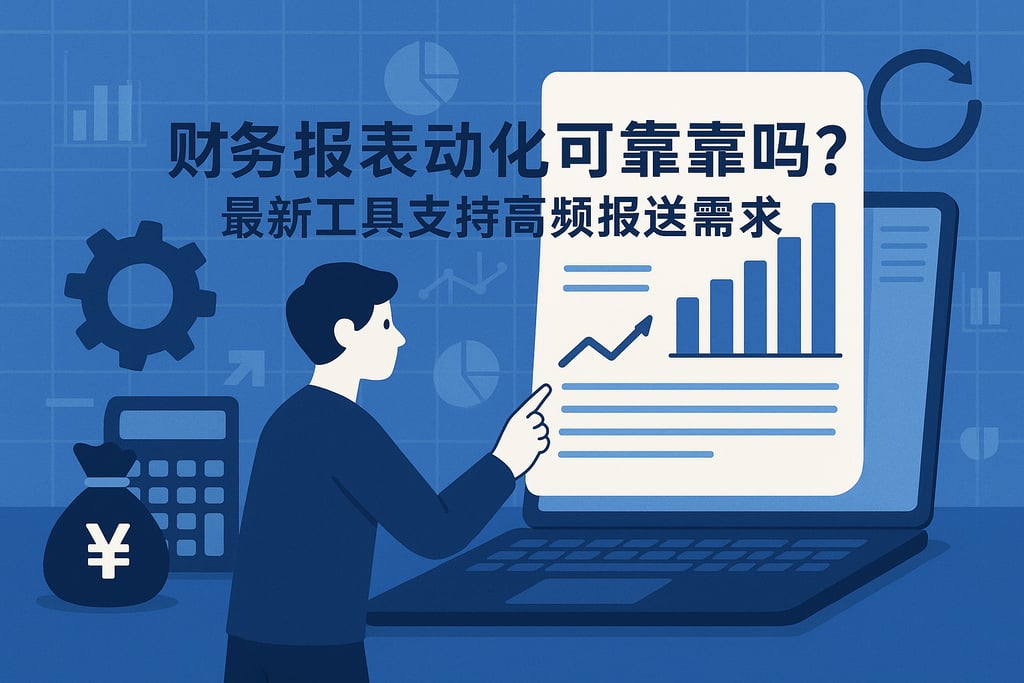 财务报告自动化靠谱吗？最新工具支持高频报送需求