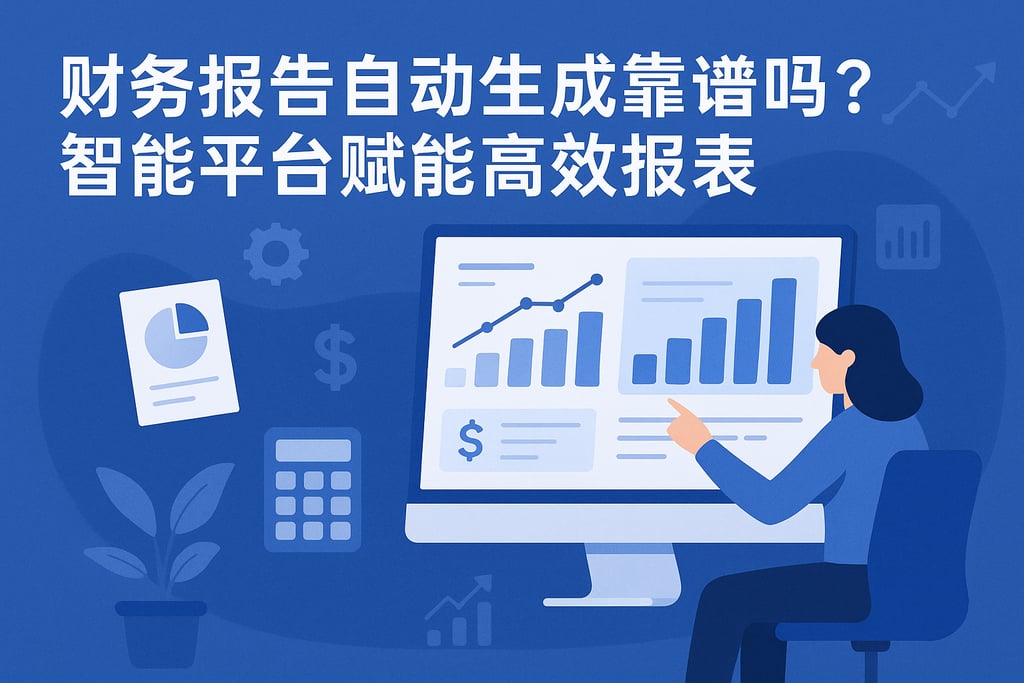 财务报告自动生成靠谱吗？智能平台赋能高效报表