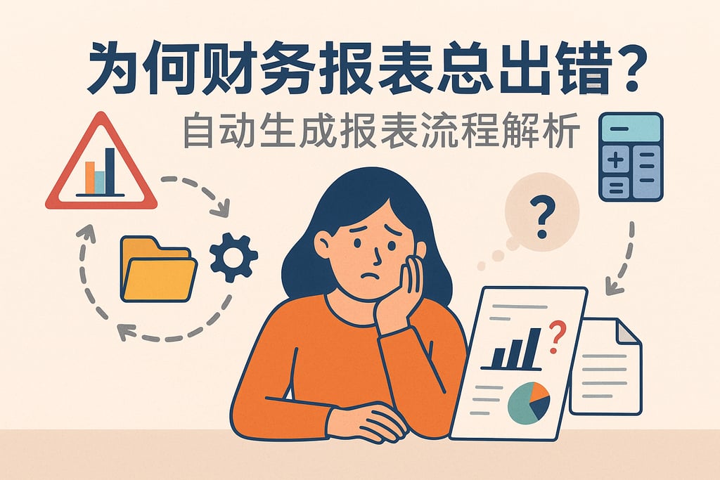 财务报表为何总出错？自动生成报表流程解析