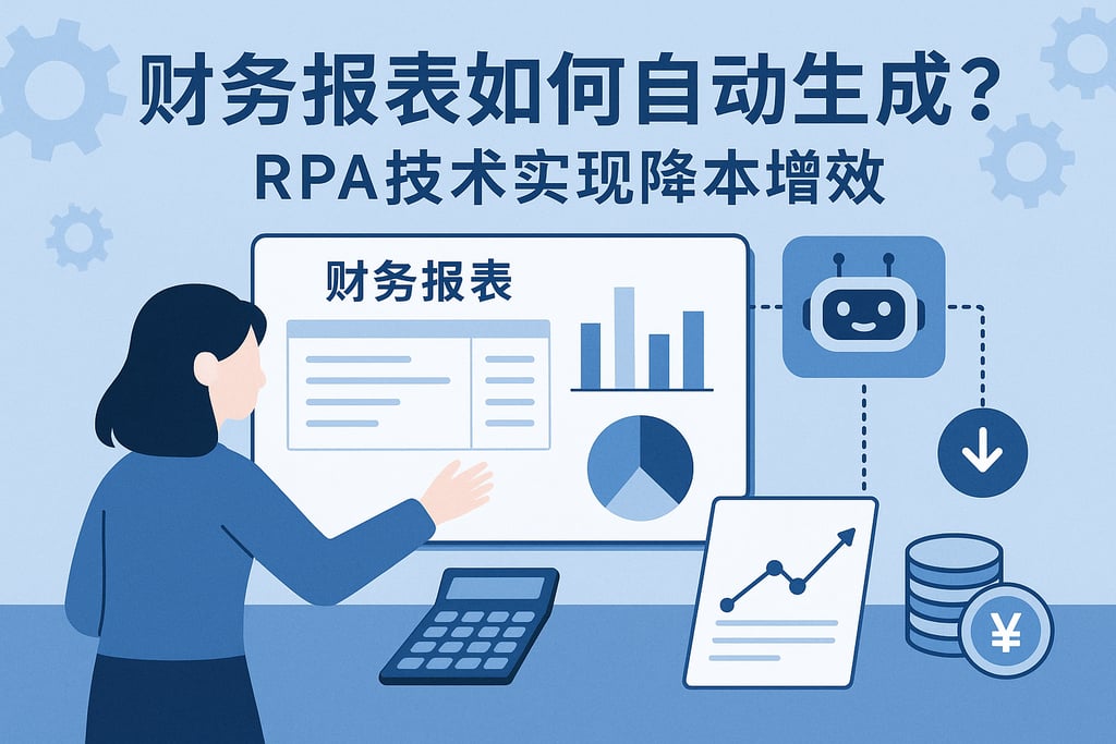 财务报表如何自动生成？RPA技术实现降本增效