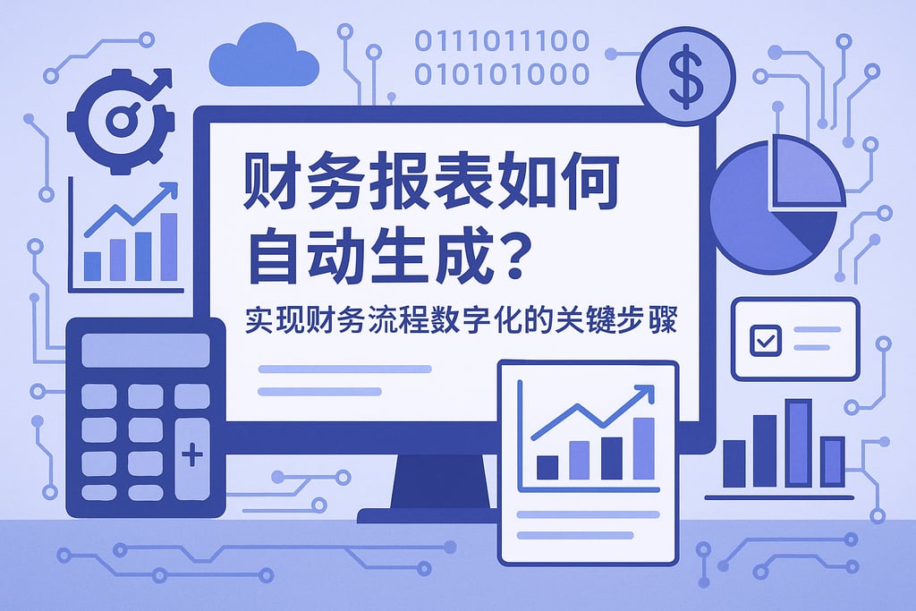 财务报表如何自动生成？实现财务流程数字化的关键步骤