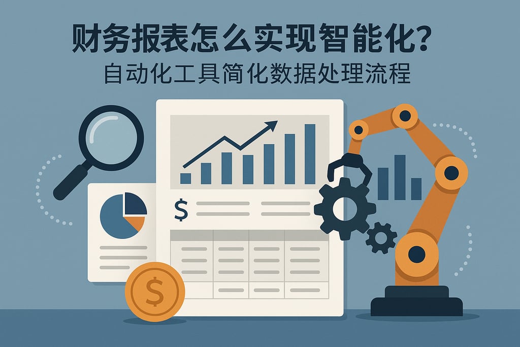 财务报表怎么实现智能化？自动化工具简化数据处理流程