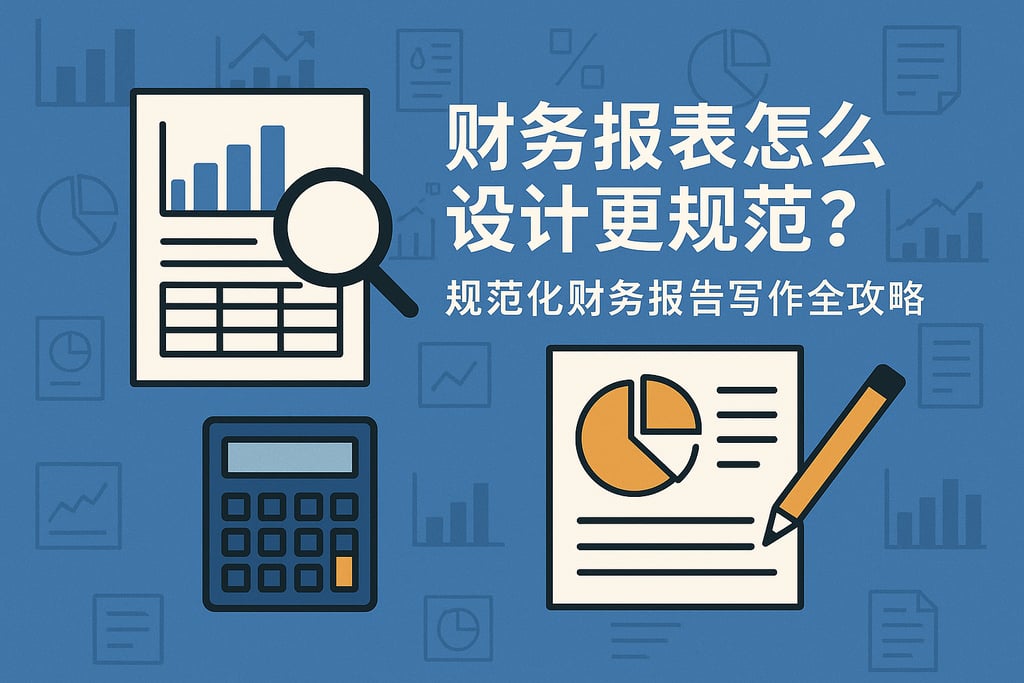 财务报表怎么设计更规范？规范化财务报告写作全攻略