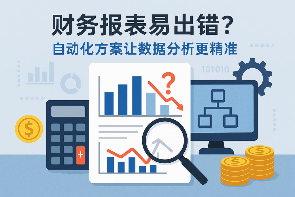 财务报表易出错？自动化方案让数据分析更精准