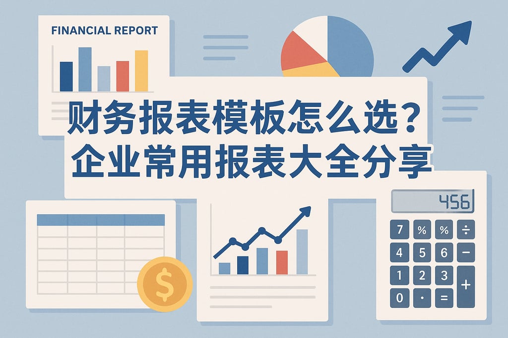 财务报表模板怎么选？企业常用报表大全分享