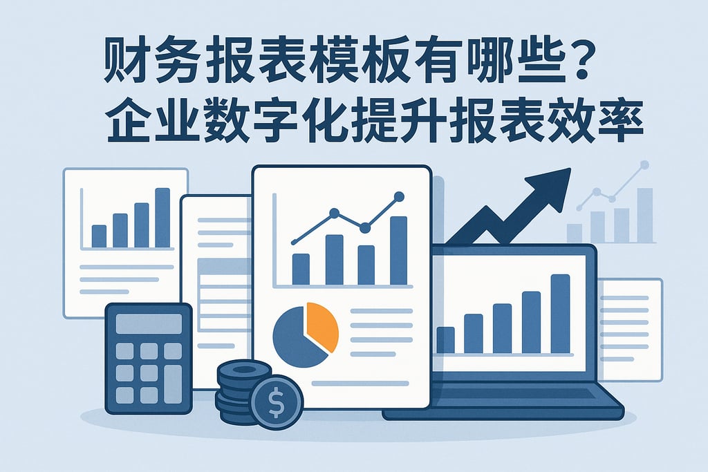 财务报表模板有哪些？企业数字化提升报表效率