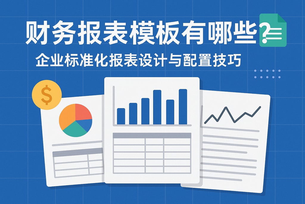 财务报表模板有哪些？企业标准化报表设计与配置技巧