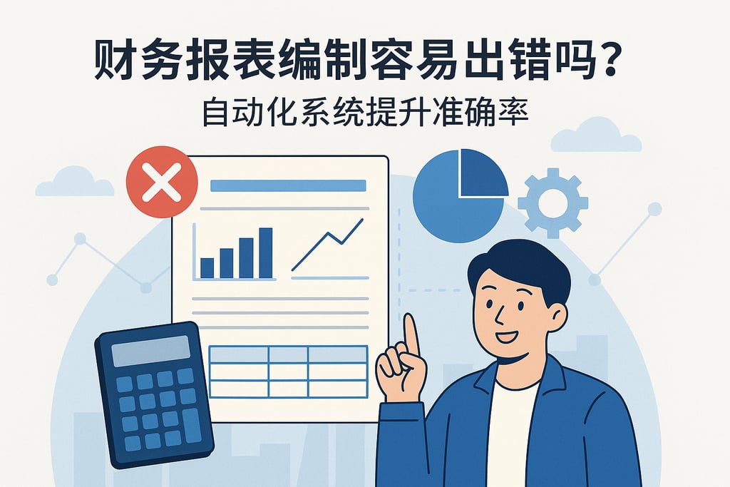 财务报表编制容易出错吗？自动化系统提升准确率