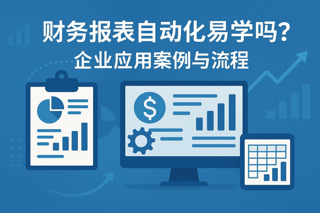 财务报表自动化易学吗？企业应用案例与流程