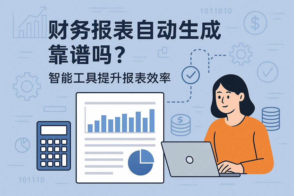 财务报表自动生成靠谱吗？智能工具提升报表效率