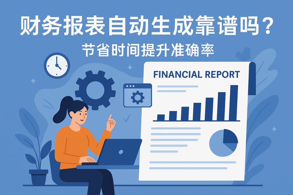 财务报表自动生成靠谱吗？节省时间提升准确率