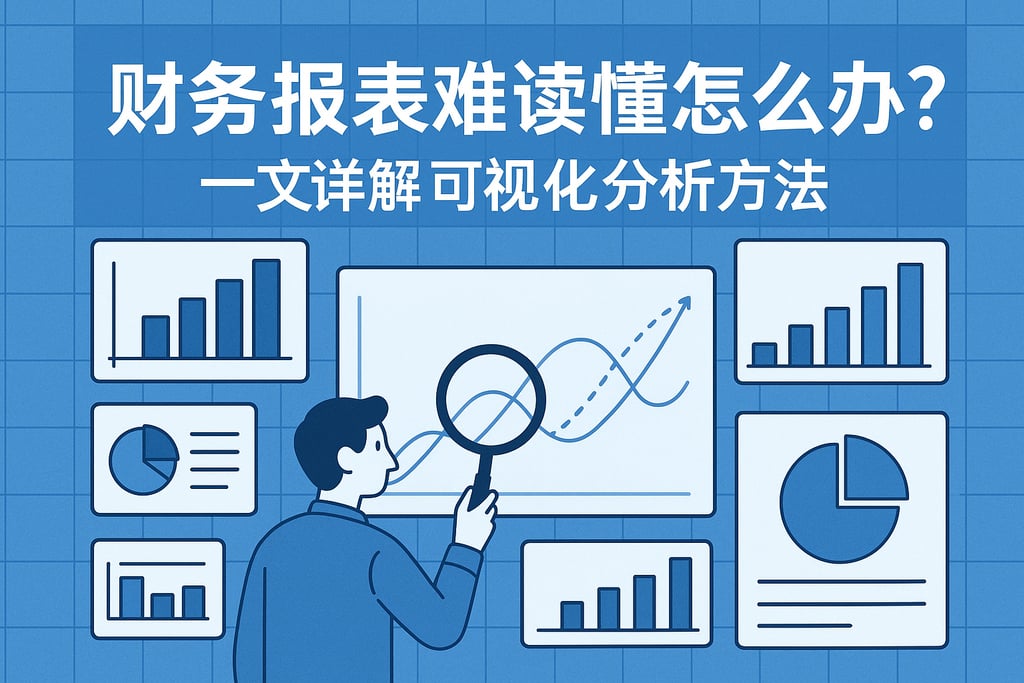 财务报表难读懂怎么办？一文详解可视化分析方法