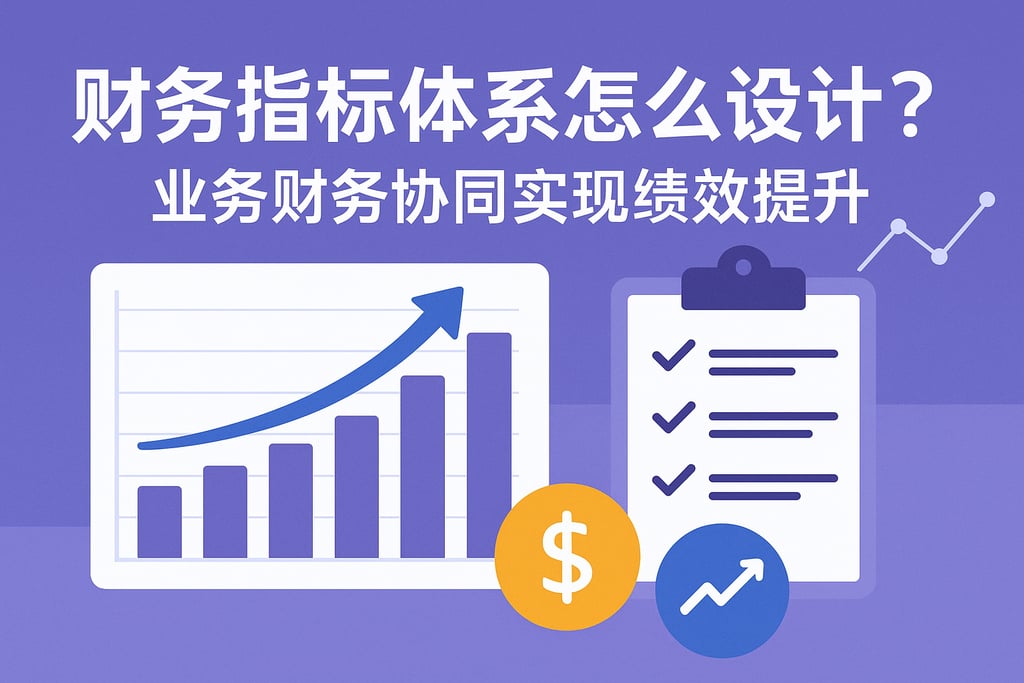 财务指标体系怎么设计？业务财务协同实现绩效提升
