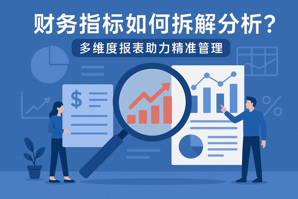 财务指标如何拆解分析？多维度报表助力精准管理