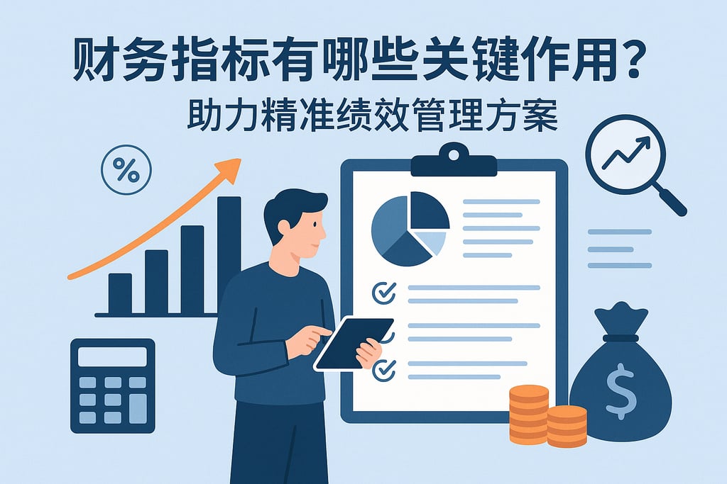财务指标有哪些关键作用？助力精准绩效管理方案