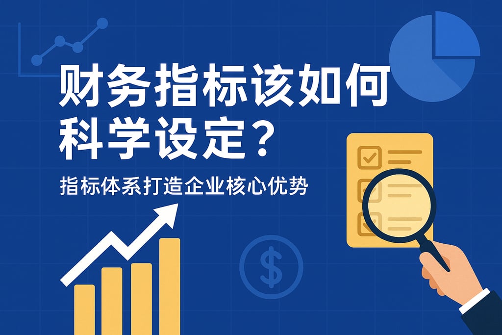 财务指标该如何科学设定？指标体系打造企业核心优势
